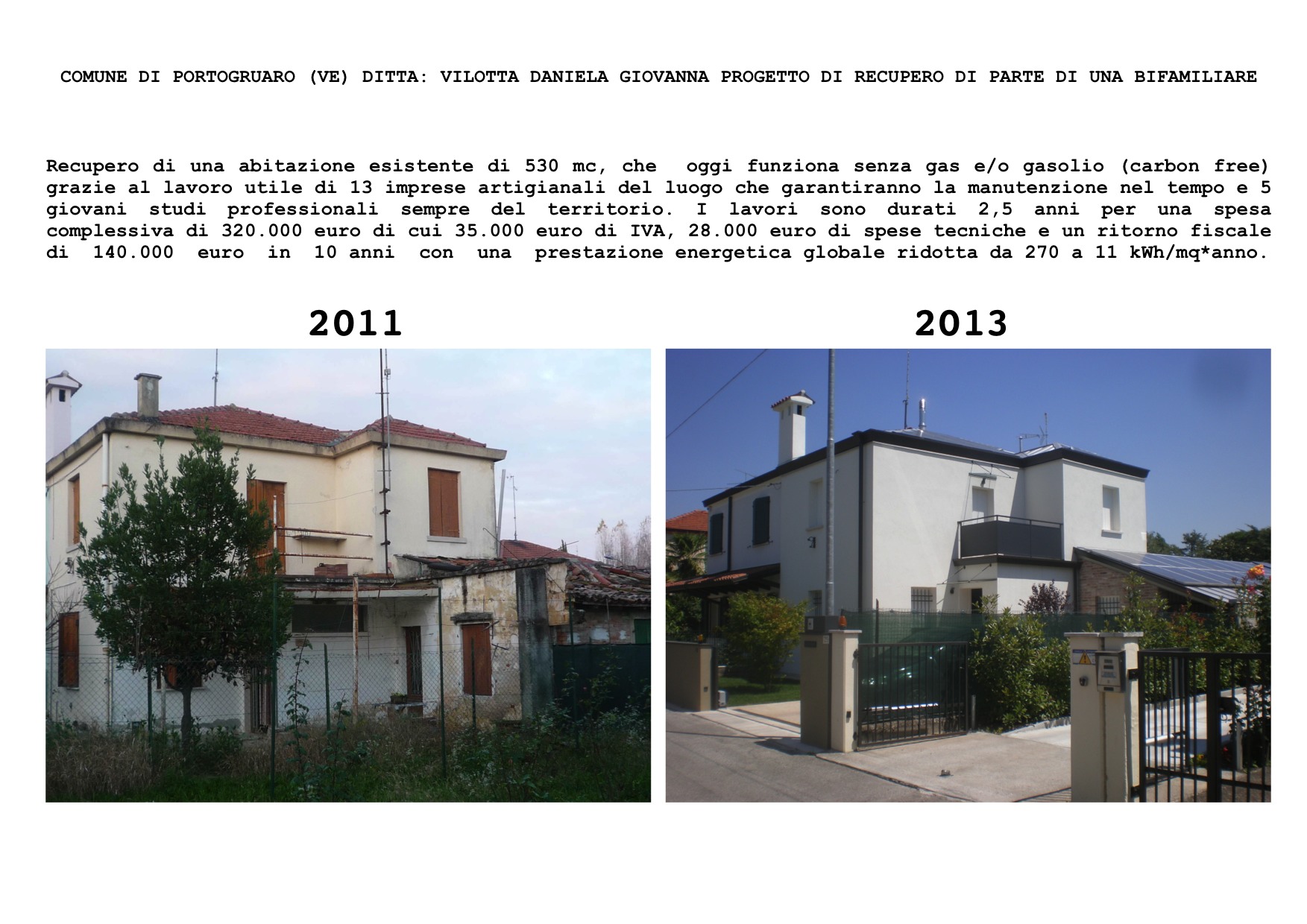 Ermes drigo efficientismo energetico e nuove forme ... Cerco architetto per ristrutturazione